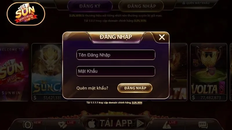 Các bước đăng nhập Sunwin dễ hiểu cho người mới