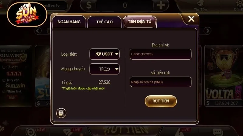 Một số điều cần chú ý để rút tiền Sunwin nhanh chóng